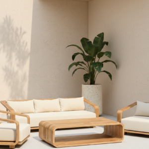 Cassandra Outdoor slightly raised front Sofa Set