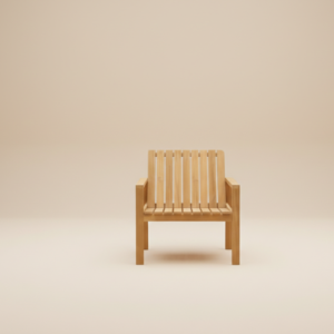 Catarina outdoor sofa set made from premium teak wood by Indonesia teak furniture factory, modern minimalist garden furniture