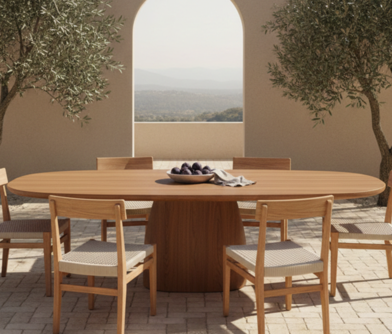 Merryjane Wooden Dining Table