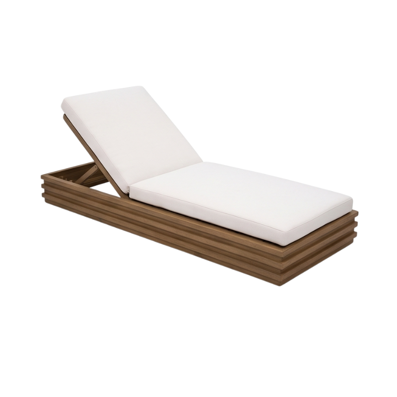 Lavina Teak Sun Lounger