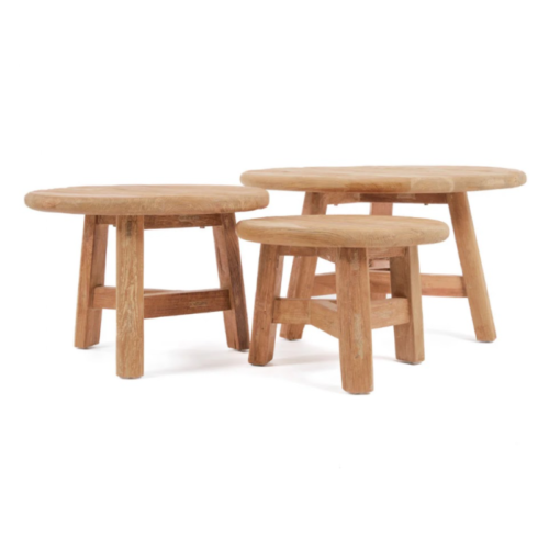 Kenzo 3 Set Wooden Coffe Table