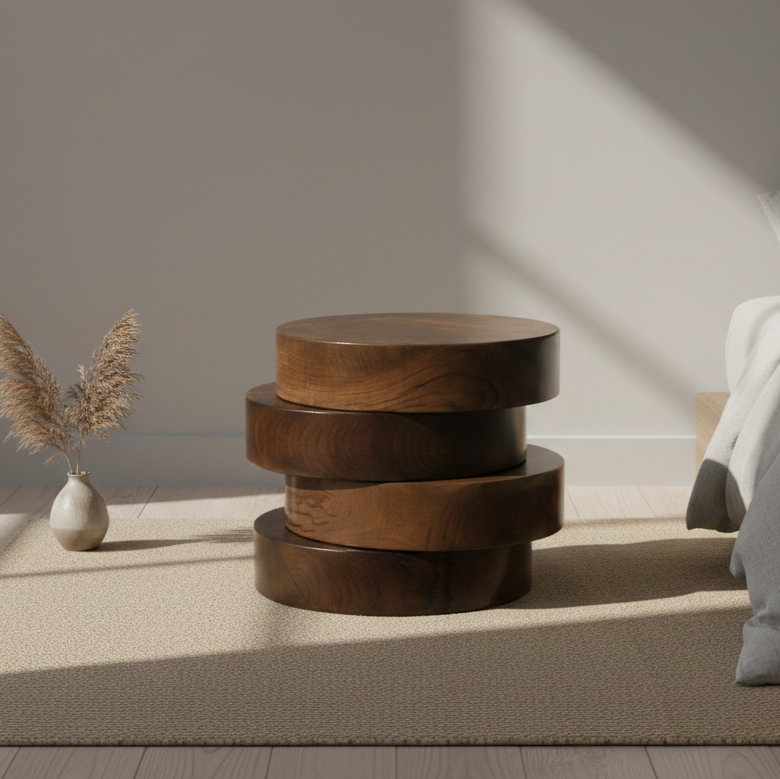 Rae Wooden Stool