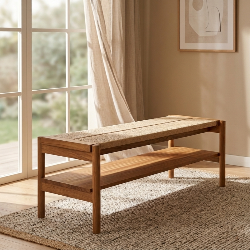 Aoi Wooden Bench