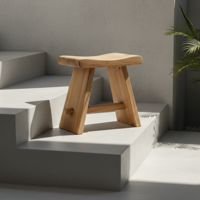 Hye Wooden Stool
