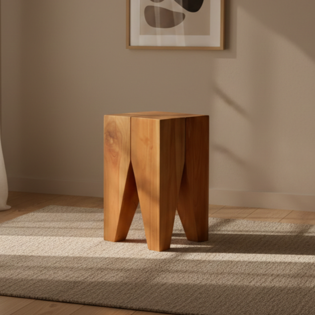 Ara Wooden Stool