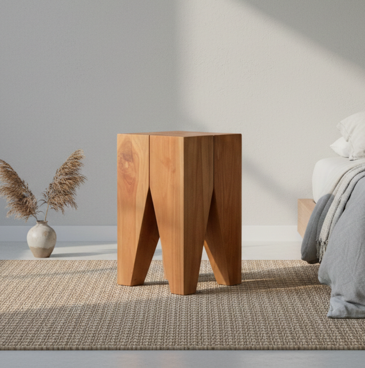 Ara Wooden Stool