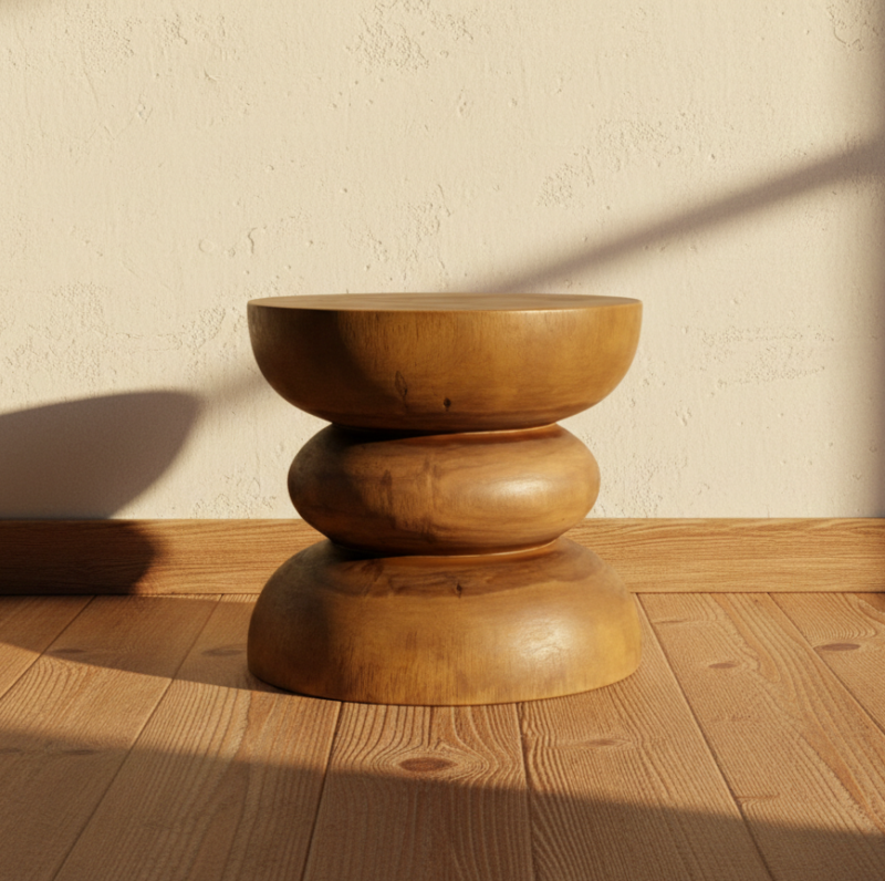 Seo Wooden Stool