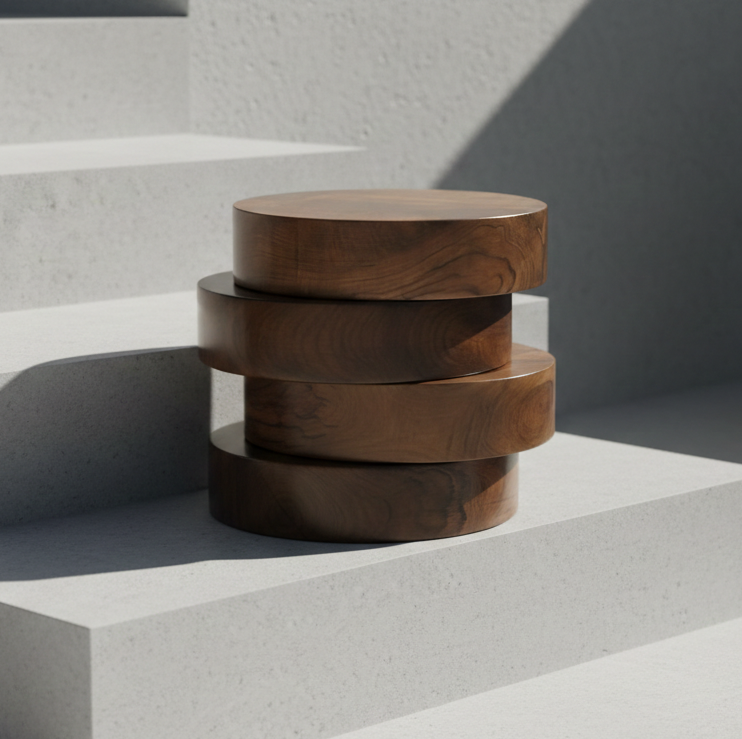 Rae Wooden Stool