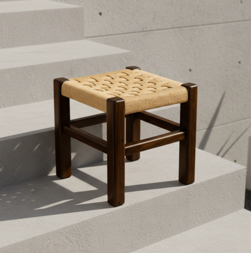 Jin Wooden Stool