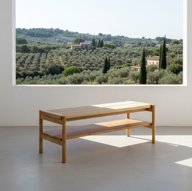 Aoi Wooden Bench