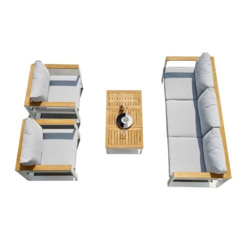 Hivo Teak Outdoor Sofa Set (Coffee Table)