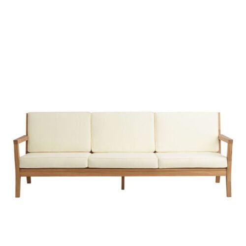 Uno Teak Outdoor Sofa (Three Seater)