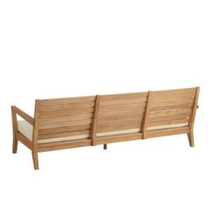 Uno Teak Outdoor Sofa (Three Seater)