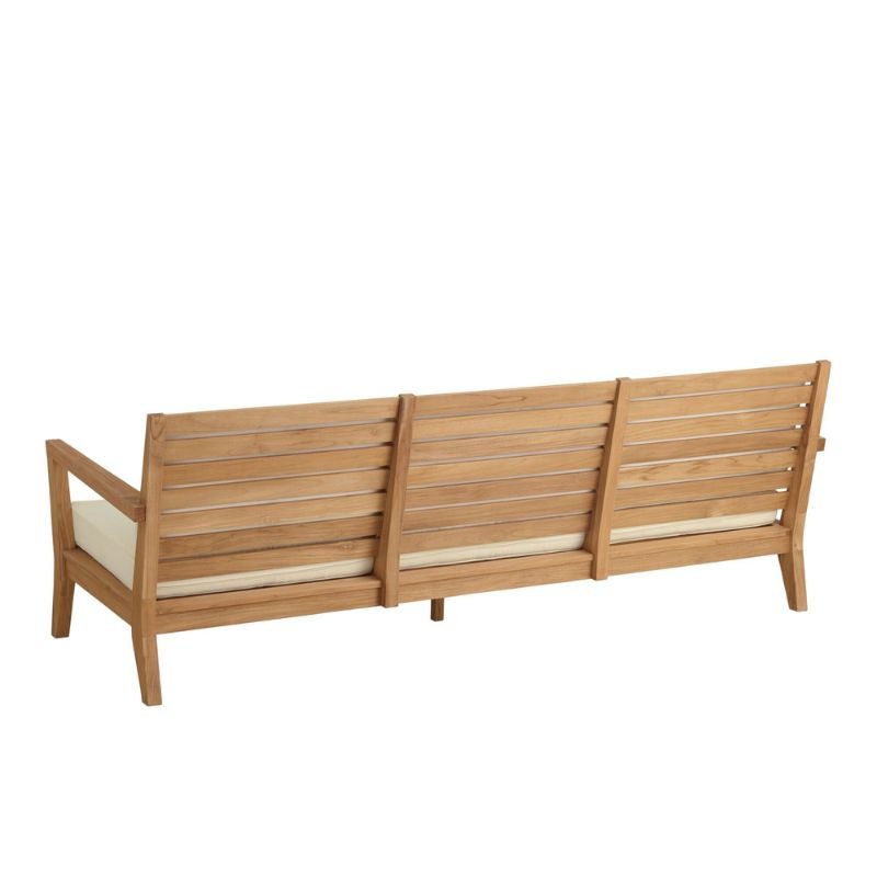 Uno Teak Outdoor Sofa (Three Seater)
