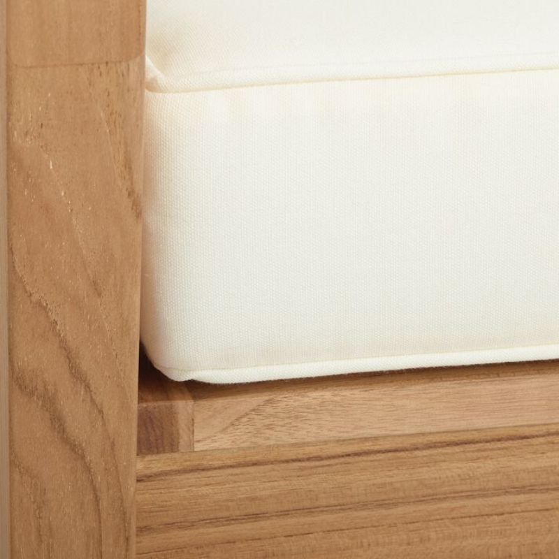 Uno Teak Outdoor Sofa (Three Seater)