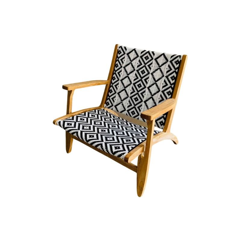 Ziro Teak Outdoor Lazy Arm Chair
