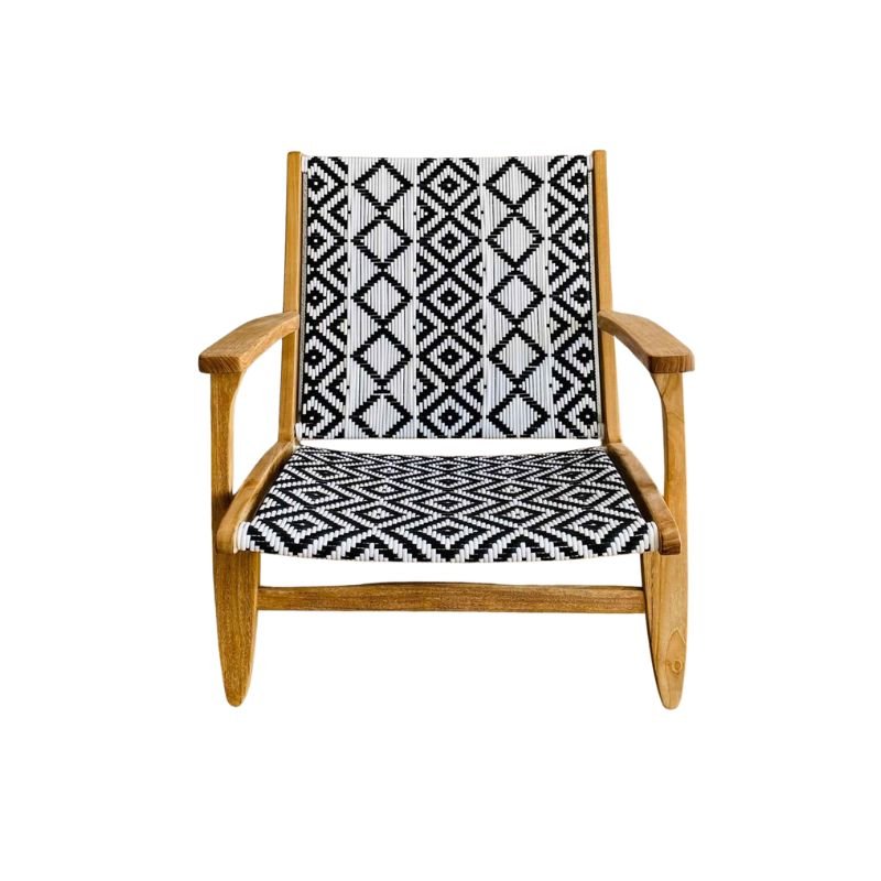 Ziro Teak Outdoor Lazy Arm Chair