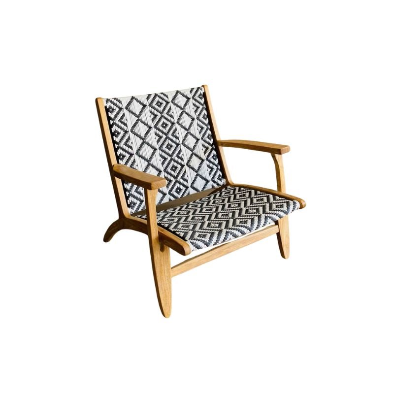 Ziro Teak Outdoor Lazy Arm Chair