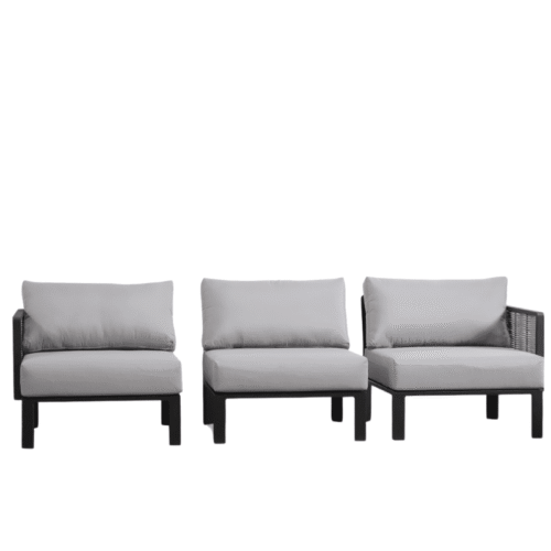 Eron Outdoor Sofa Set (Three Seater)
