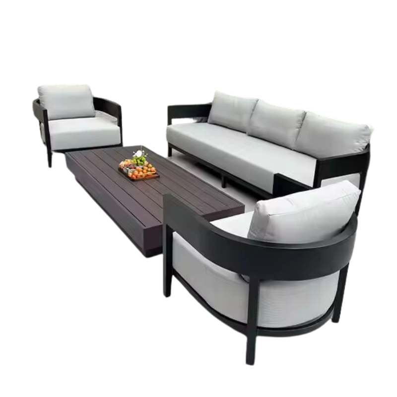 6-10 Rano Teak Outdoor Sofa Set (Coffee Table)
