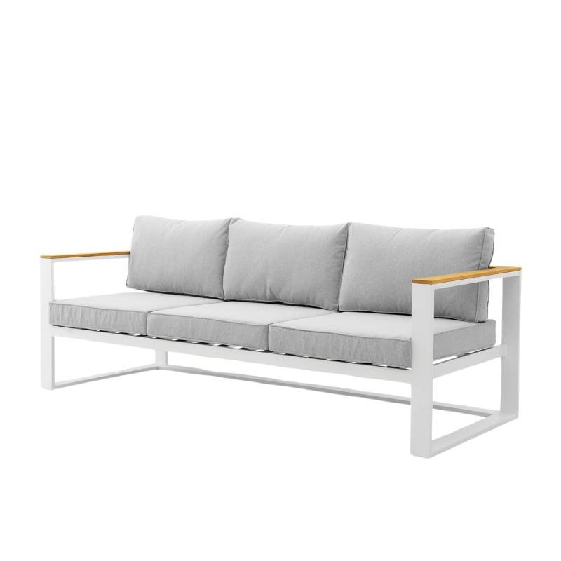 Hivo Teak Outdoor Sofa Set (Three Seater)