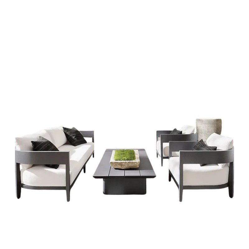 7-9 Rano Teak Outdoor Sofa Set (Coffee Table)