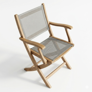 Vano Teak Outdoor Folding Chair