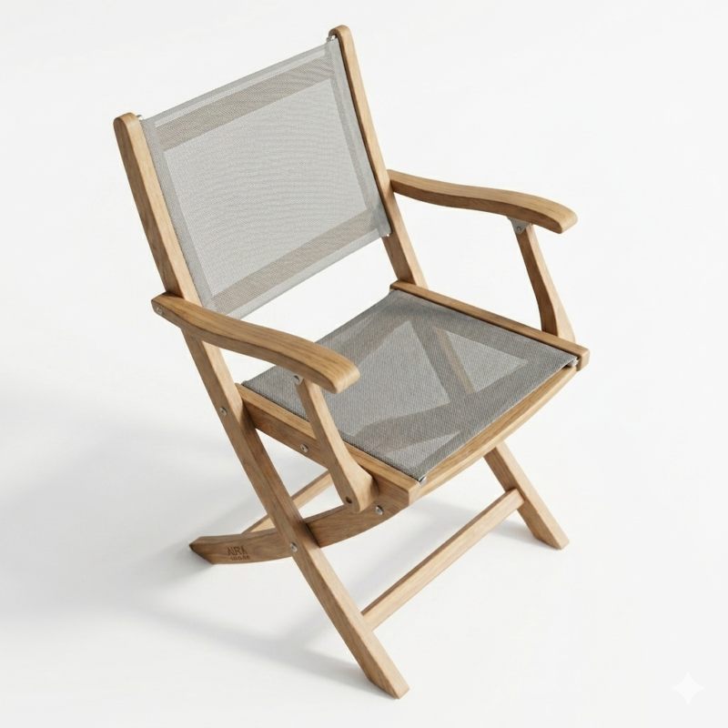 Vano Teak Outdoor Folding Chair