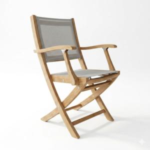 Vano Teak Outdoor Folding Chair