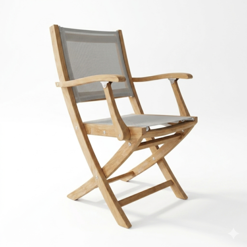 Vano Teak Outdoor Folding Chair