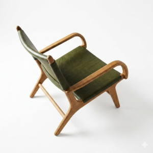 Qirox Teak Outdoor Lazy Arm Chair