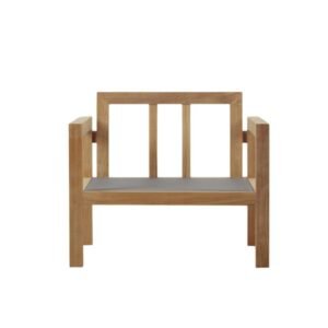 Nero Teak Outdoor Lazy Arm Chair
