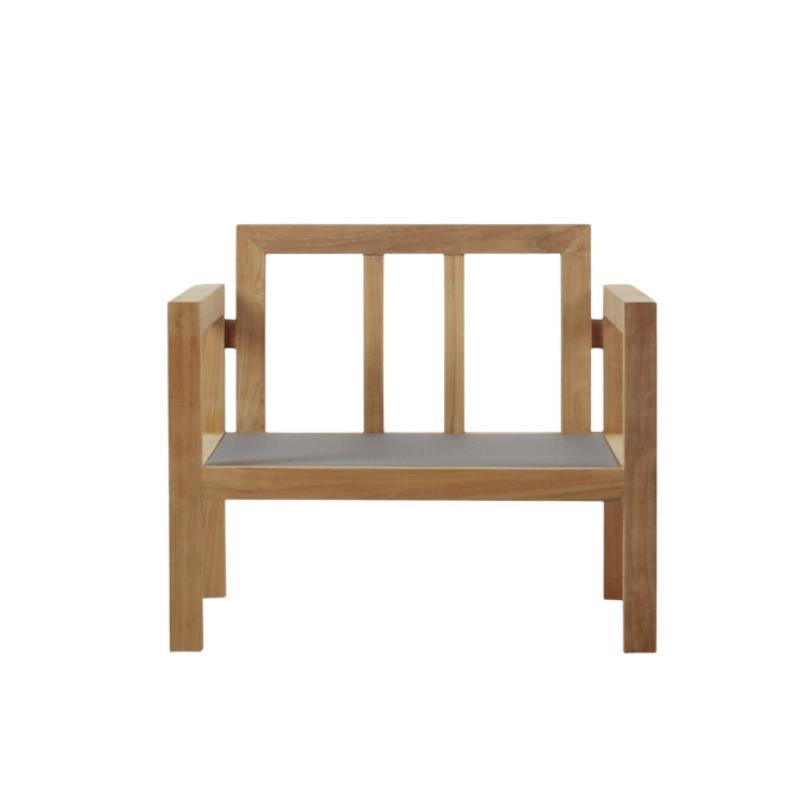 Nero Teak Outdoor Lazy Arm Chair