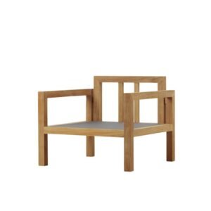 Nero Teak Outdoor Lazy Arm Chair