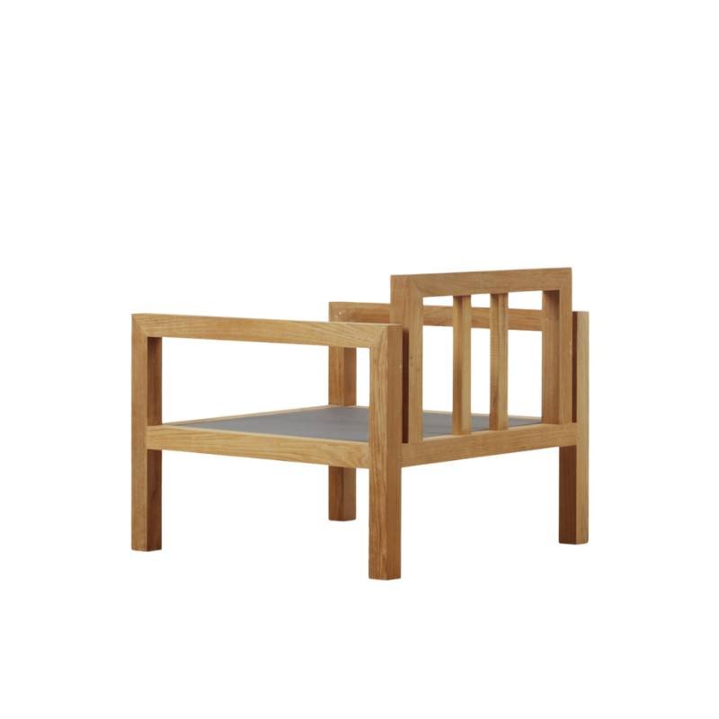 Nero Teak Outdoor Lazy Arm Chair