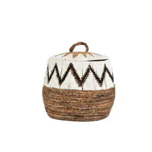 Zigzag Tribal Basket Zigzag Tribal Basket