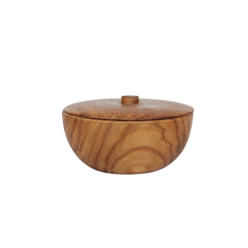 Wooden Bowl with Lid