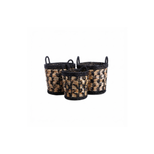 Black Floral Mendong
