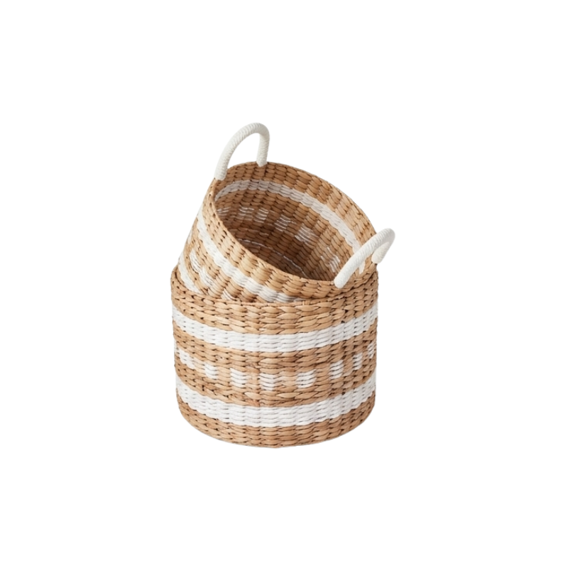 White Top Basket