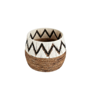 Zigzag Tribal Basket Zigzag Tribal Basket