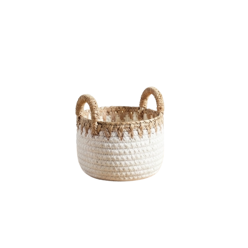 White Set 3 Basket