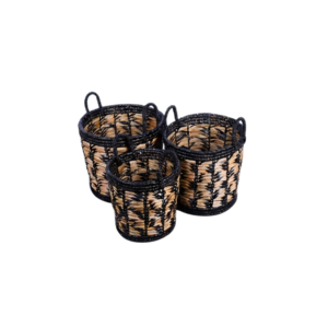 Black Floral Mendong
