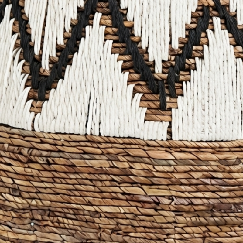 Zigzag Tribal Basket Zigzag Tribal Basket