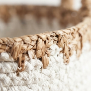 White Set 3 Basket