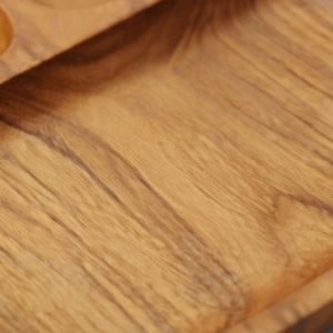 Square Wooden Plate