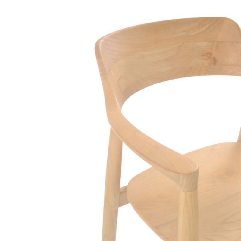 Mikuna Teak Bar Chair
