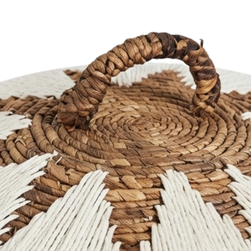 Zigzag Tribal Basket Zigzag Tribal Basket
