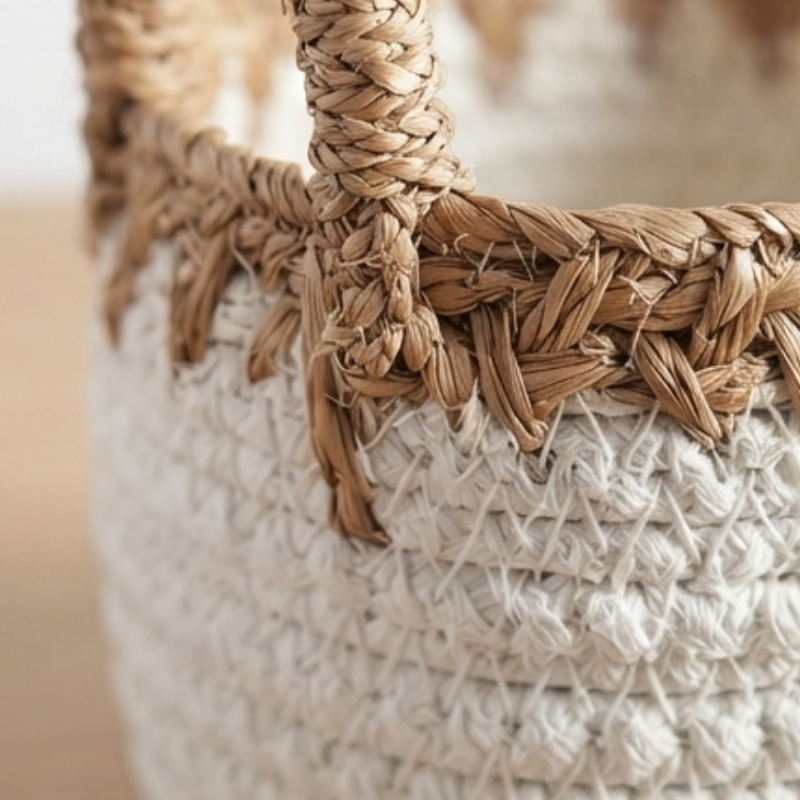 White Set 3 Basket