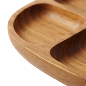 Square Wooden Plate