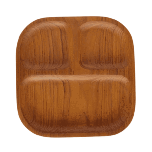 Square Wooden Plate